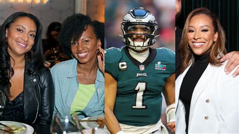 chantal romain|Meet The Black Women On Eagles Quarterback Jalen。